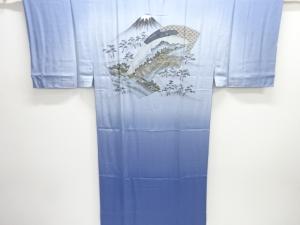 未使用品　富士模様単衣男物長襦袢（キングサイズ）